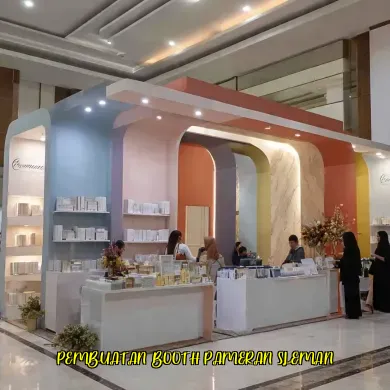 Pembuatan Booth Pameran Sleman